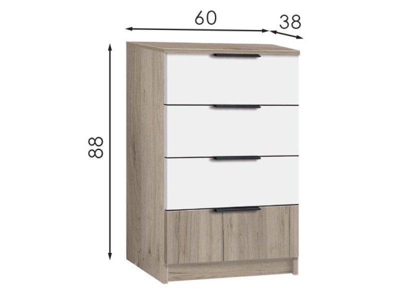 Chest of drawers Comfort 4S