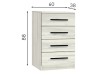 Cannon 4S chest of drawers