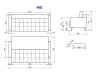3-seater sofa Rio